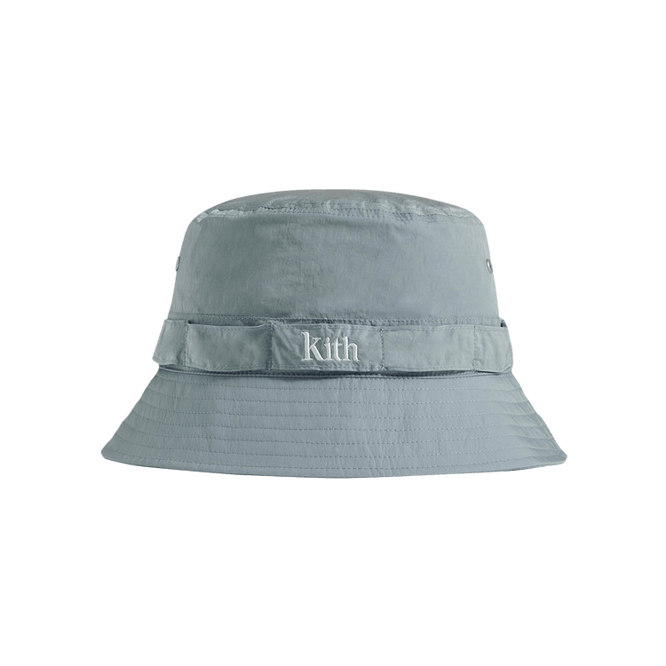 Kith Wrinkle Nylon Serif Bucket Hat 'Light Indigo'