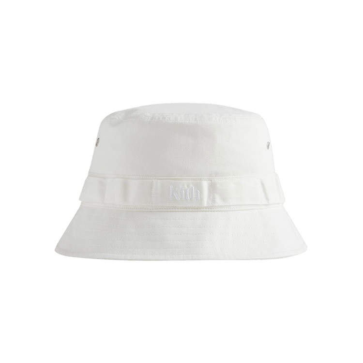 Kith Canvas Serif Bucket Hat 'Sandrift'