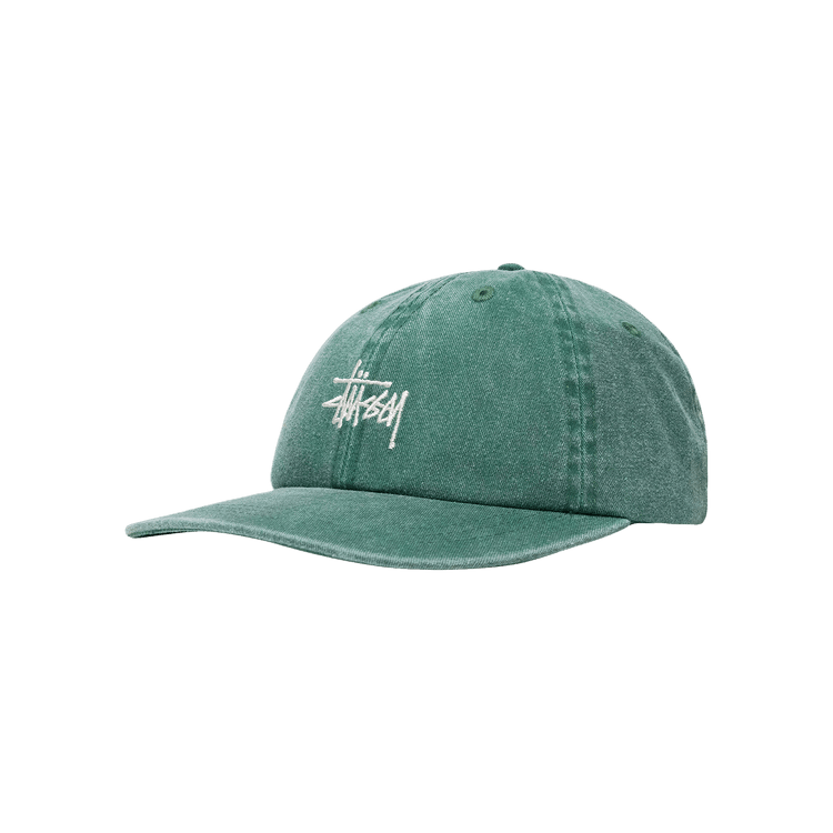 Stussy Washed Stock Low Pro Cap 'Green'