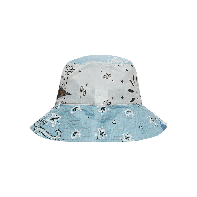 Kapital Bandana Patchwork Bucket Hat 'Sax'
