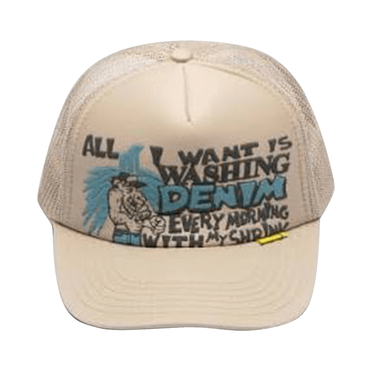 Kapital Laundry Shrink Truck Cap 'Beige'