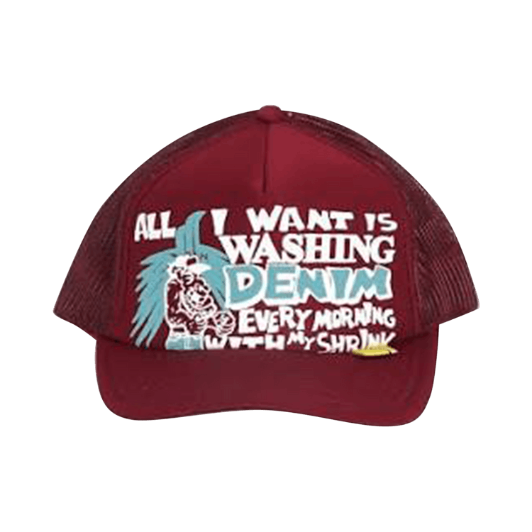 Kapital Laundry Shrink Truck Cap 'Burgundy'