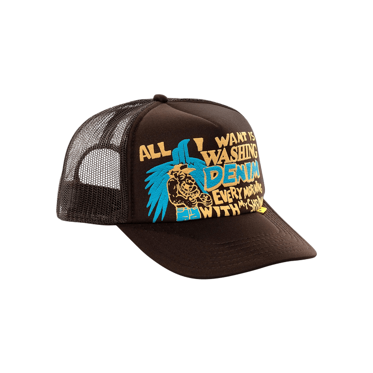 Kapital Laundry Shrink Truck Cap 'Brown'