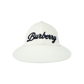 Burberry Varsity Logo Wide Peak Cap 'Optic White'
