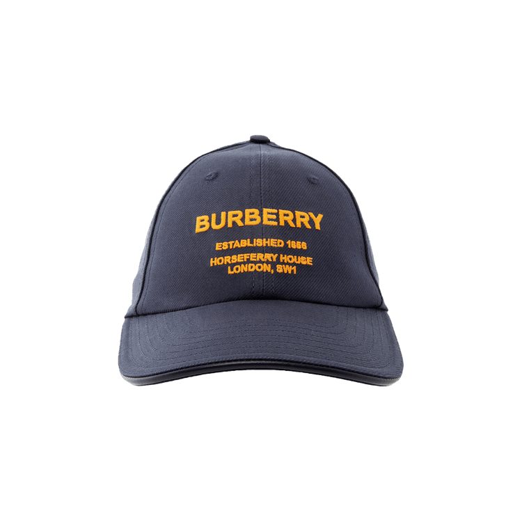 Burberry Horseferry Motif Baseball Cap 'Midnight Blue'
