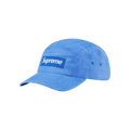 Supreme Washed Seersucker Camp Cap 'Blue'