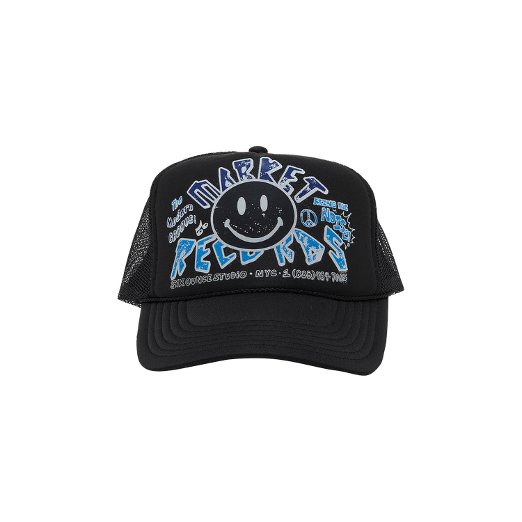 Market Smiley Night Market Trucker Hat 'Black' GOAT Exclusive