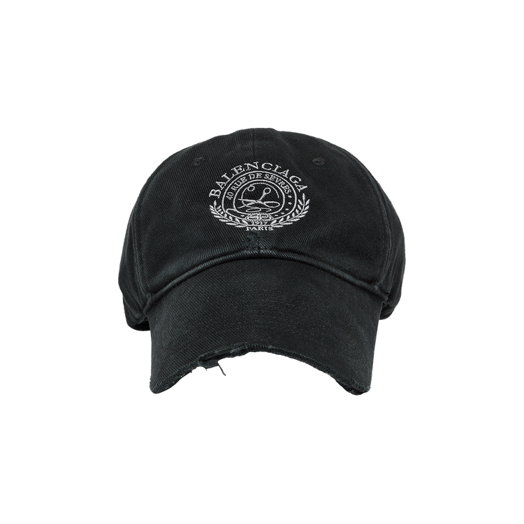 Balenciaga Inside Motif Cap 'Black/White'
