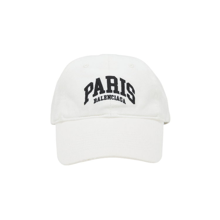 Balenciaga Paris Cap 'White/Black'
