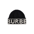 Burberry Cashmere Logo Intarsia Beanie 'Black'