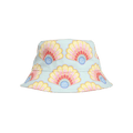 Casablanca Printed Denim Bucket Hat 'Rainbow Shell'