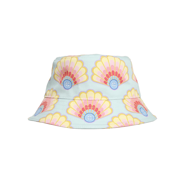 Casablanca Printed Denim Bucket Hat 'Rainbow Shell'