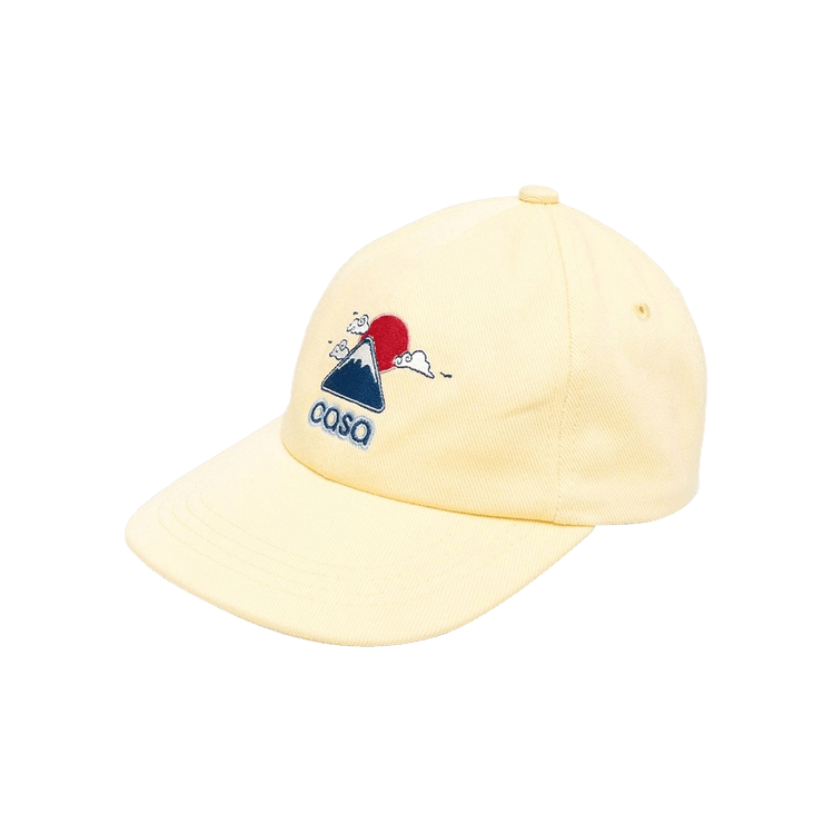 Casablanca Embroidered Cap 'Yellow Fuji Logo'