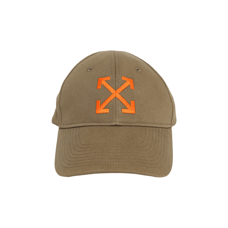 Off-White Arrow Baseball Cap 'Army Green/Orange'