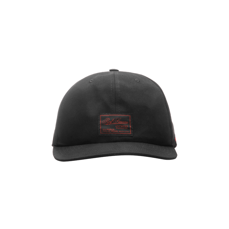 Raf Simons Embroidered Logo Cap 'Black'