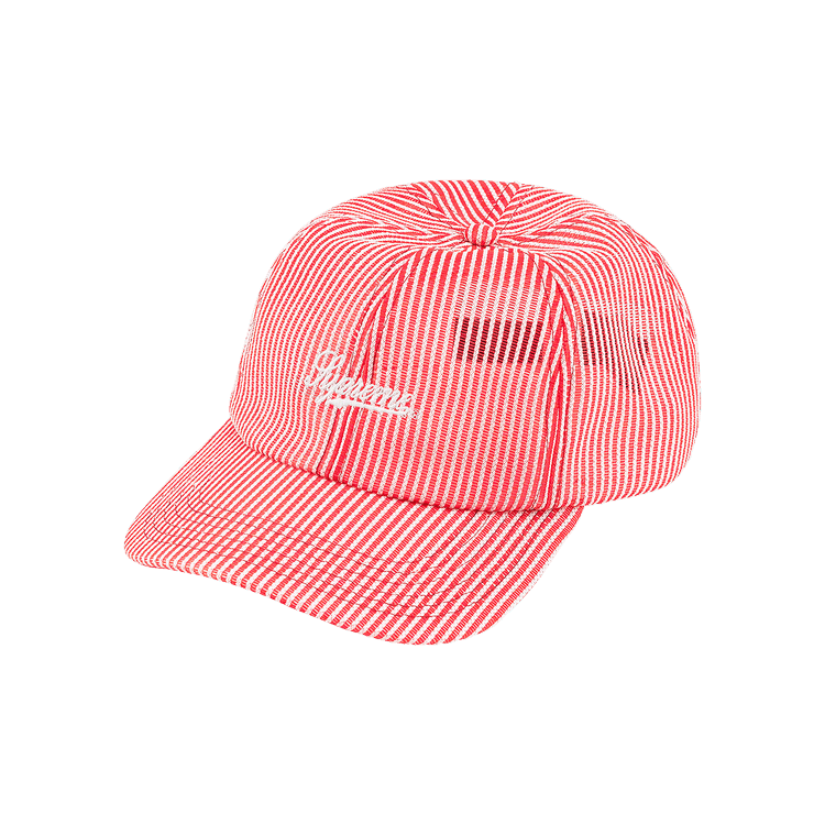 Supreme Stripe Mesh 6-Panel 'Red'