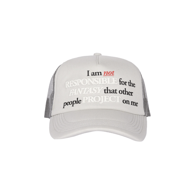 Pleasures Responsible Trucker Hat 'Silver'