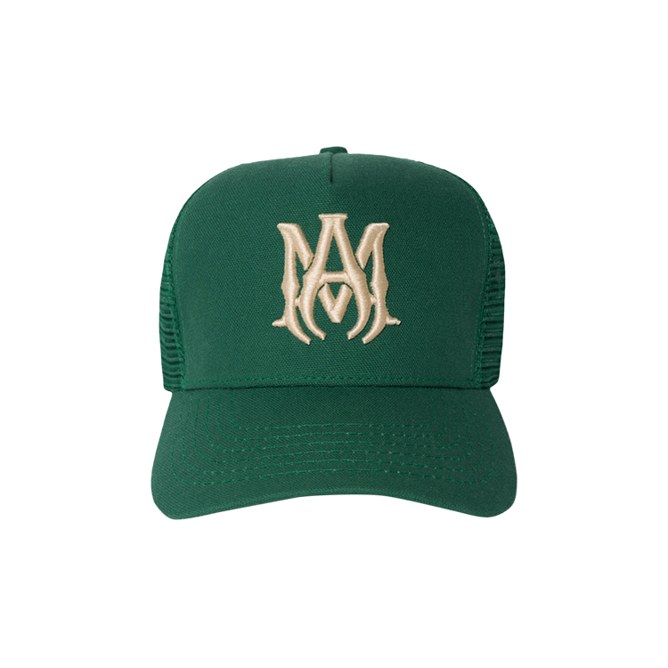 Amiri Trucker Hat 'Green/Alabaster'