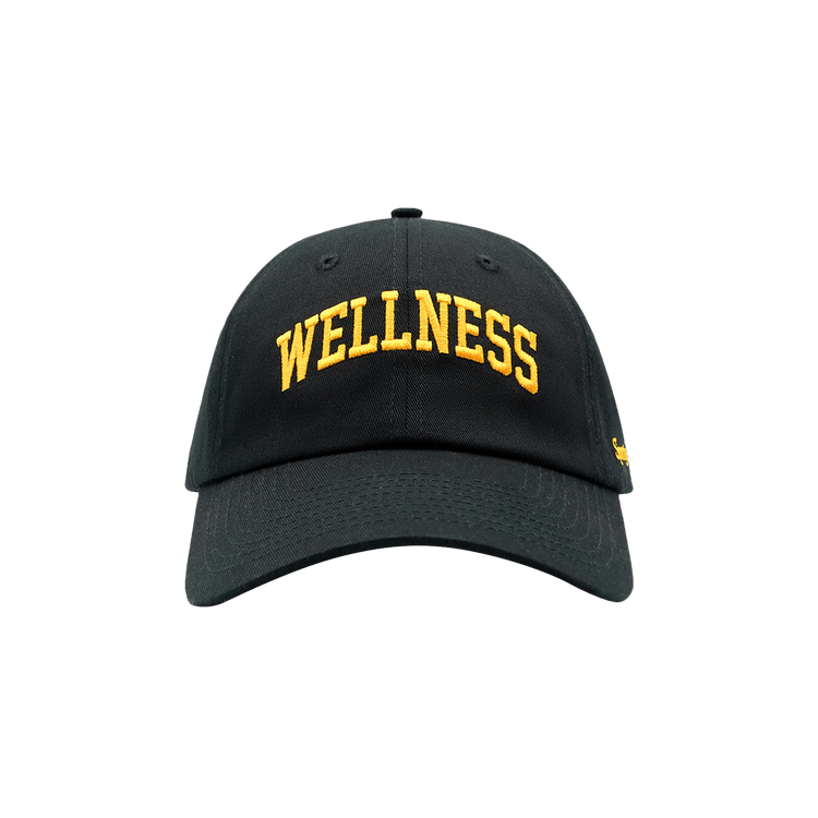 Sporty & Rich Wellness Ivy Hat 'Black/Yellow'