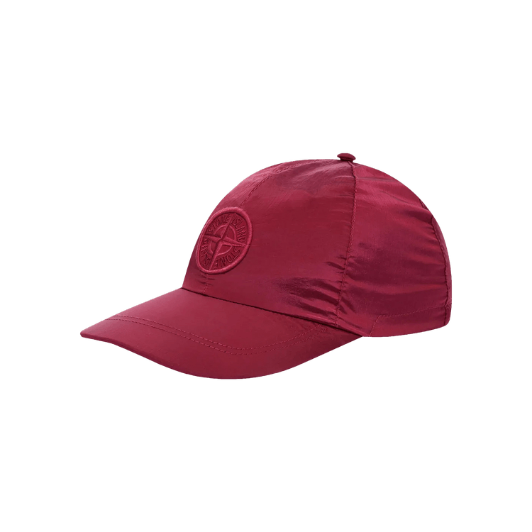 Stone Island 6 Panel Nylon Metal Cap 'Fuchsia'