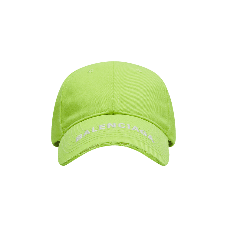 Balenciaga Logo Visor Cap 'Fluo Yellow/White'