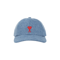 Ami Embroidery Cap 'Bleu Javel'