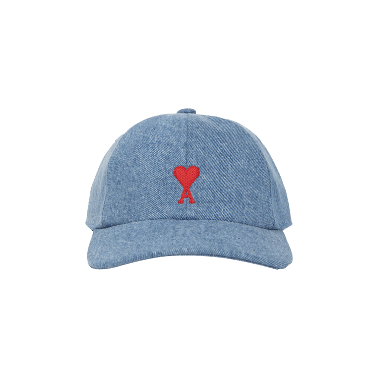 Ami Embroidery Cap 'Bleu Javel'