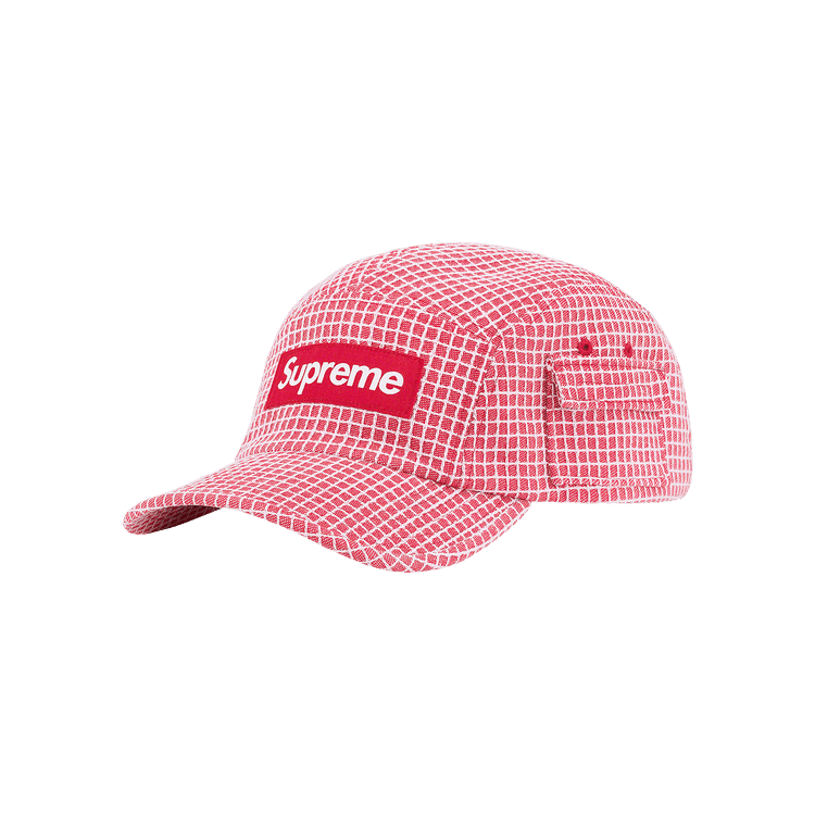 Supreme Denim Ripstop Camp Cap 'Red'