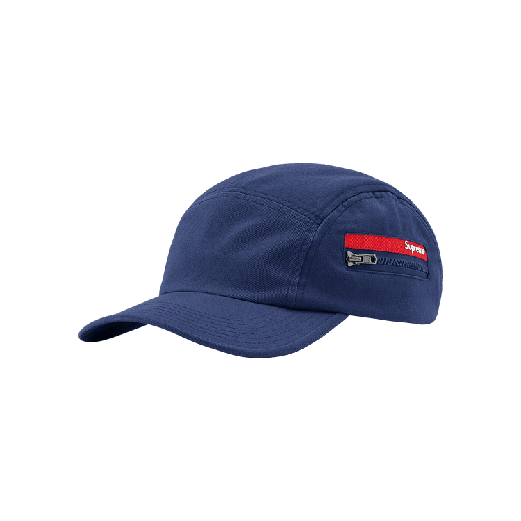 Supreme Zip Pocket Camp Cap 'Navy'