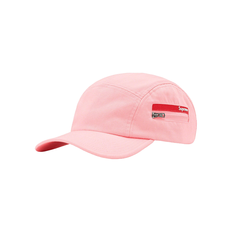 Supreme Zip Pocket Camp Cap 'Pink'