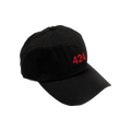 424 Embroidery Baseball Cap 'Black/Red'