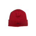 424 Knit Logo Patch Beanie 'Red'
