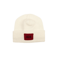 424 Latte Cuffed Knit Beanie 'White'