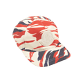 Moncler Logo Patch Baseball Cap 'White/Red'