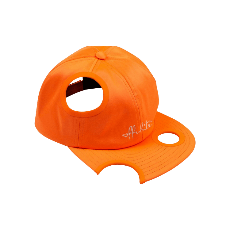 Off-White Logo Circle Baseball Cap 'Orange'