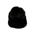 Givenchy Faux Fur Curved Baseball Cap 'Black'