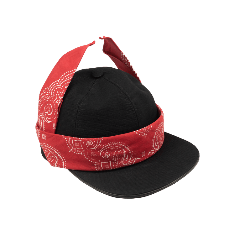 Givenchy Bandana Baseball Cap 'Black/Red'