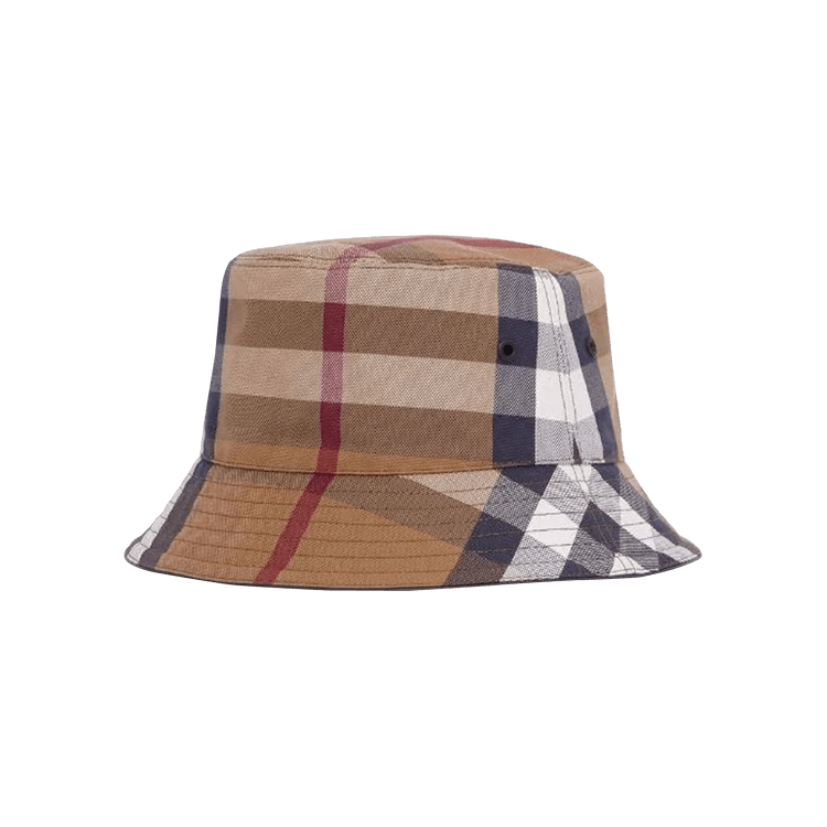 Burberry Check Print Bucket Hat 'Birch Brown'