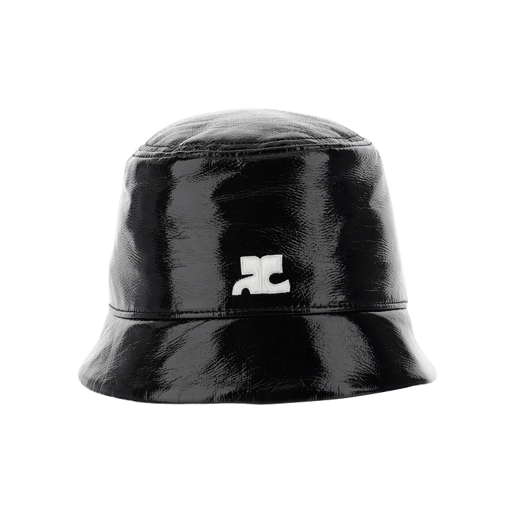 Courrèges Vinyl Bucket Hat 'Black'