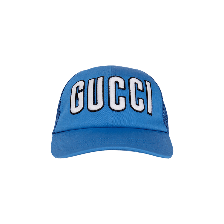 Gucci Baseball Hat With Patch 'Blue'