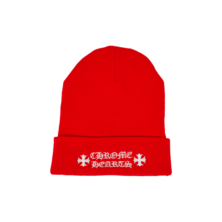 Chrome Hearts Online Exclusive Beanie 'Red/White'