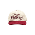 Sporty & Rich Wellness Club Corduroy Hat 'Merlot'