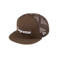 Supreme Box Logo Mesh Back New Era 'Brown'