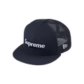 Supreme Box Logo Mesh Back New Era 'Navy'