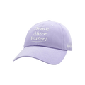 Sporty & Rich Drink More Water Hat 'Periwinkle/White'