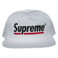 Supreme Underline 5 Panel Cap 'White'