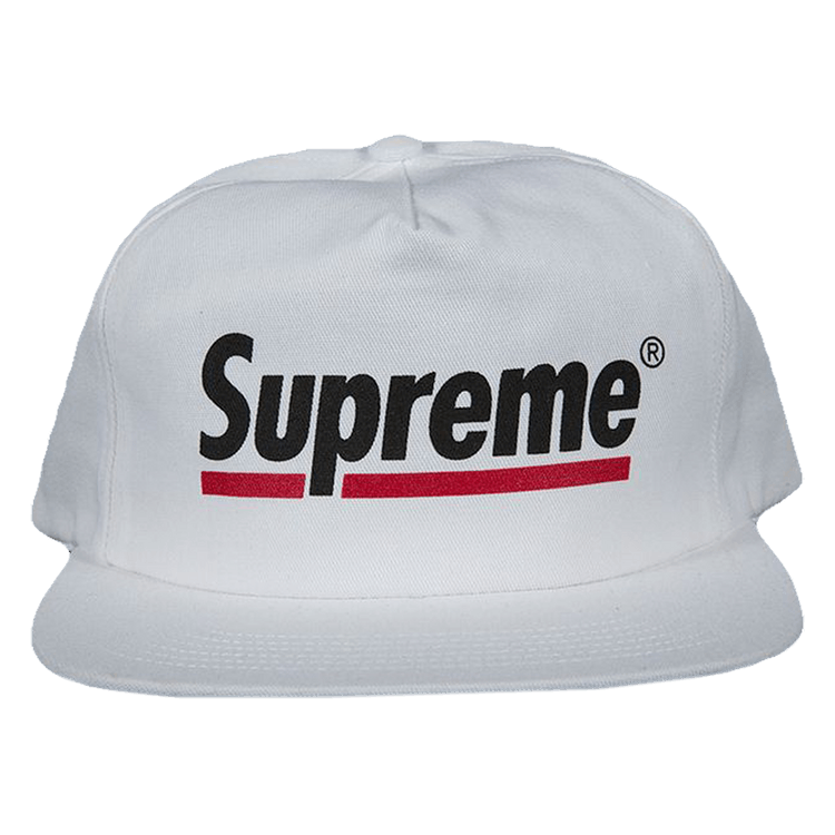 Supreme Underline 5 Panel Cap 'White'